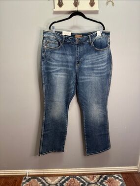 NWT Judy Blue Rugged Bootcut Jeans Size 24W